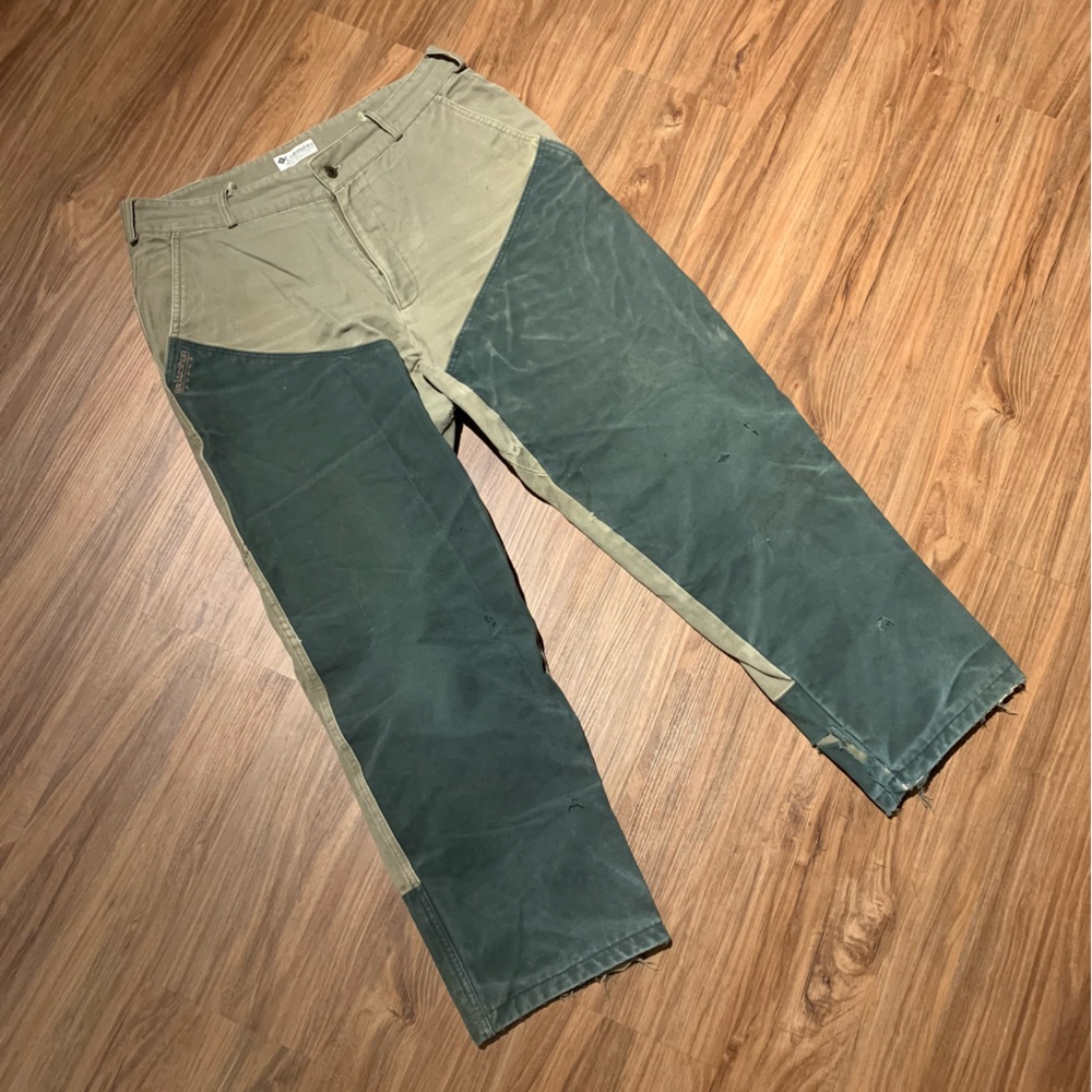 Columbia Briarshun Stout Brush Pants Hunting Heavy Duty Khaki Green 38x32 Hiking